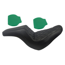Club Style 2-Up Gel Seat for Harley Low Rider & Sport Glide