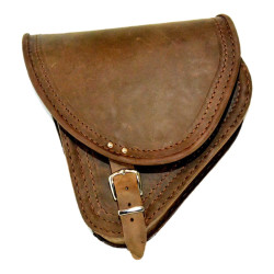 Leather swingarm bag